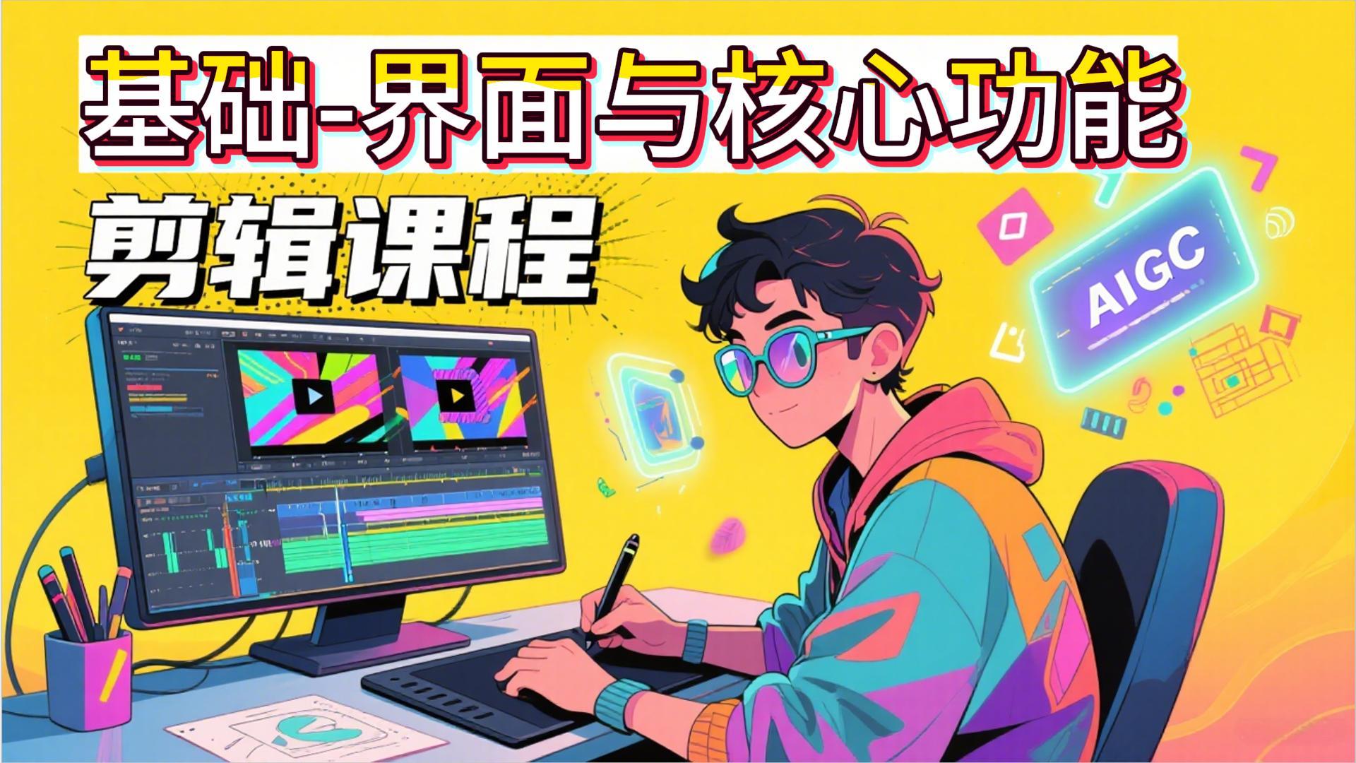 剪辑课程-基础-第2课-界面与核心功能